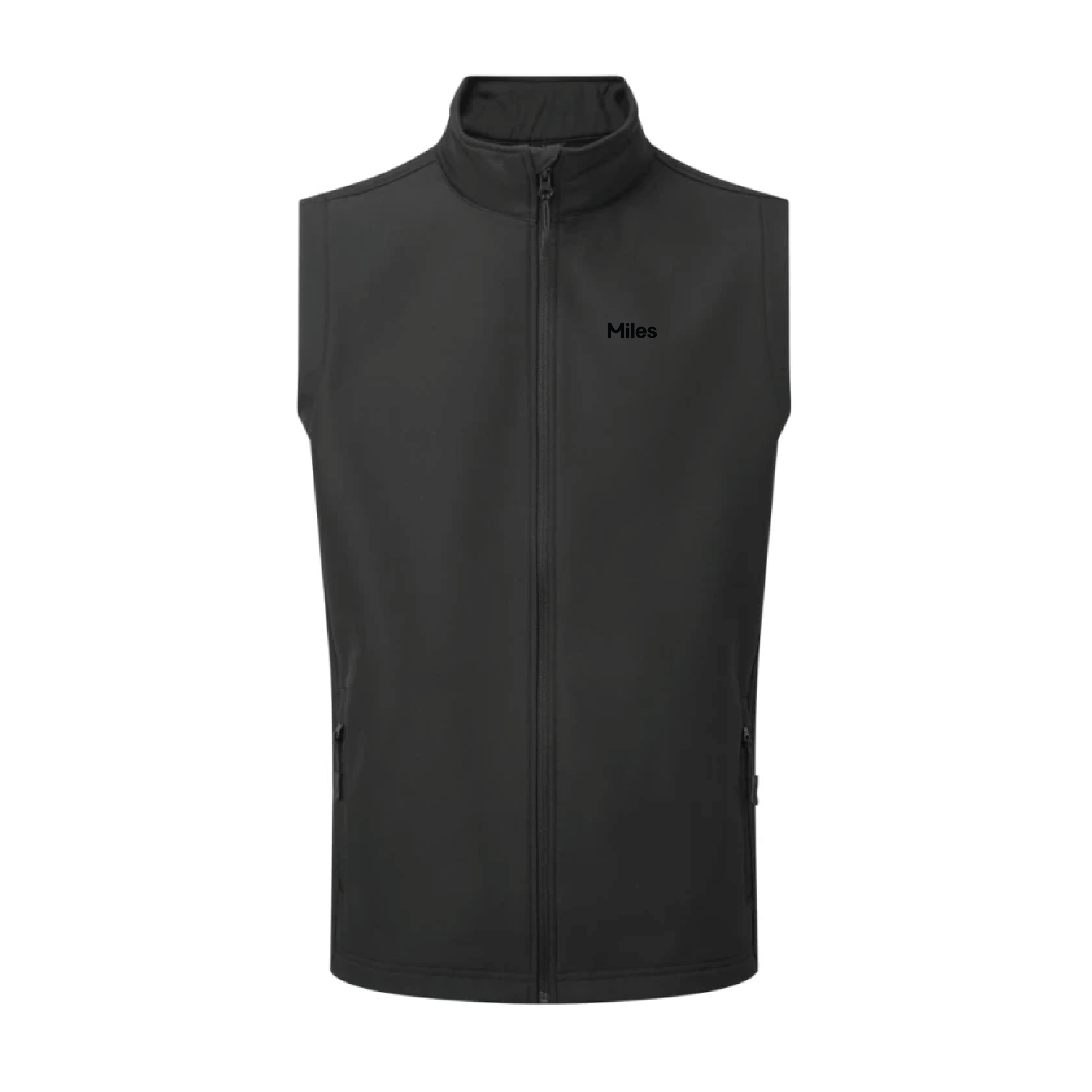 Softshell Vest Unisex // Windchecker Recycled // Sort