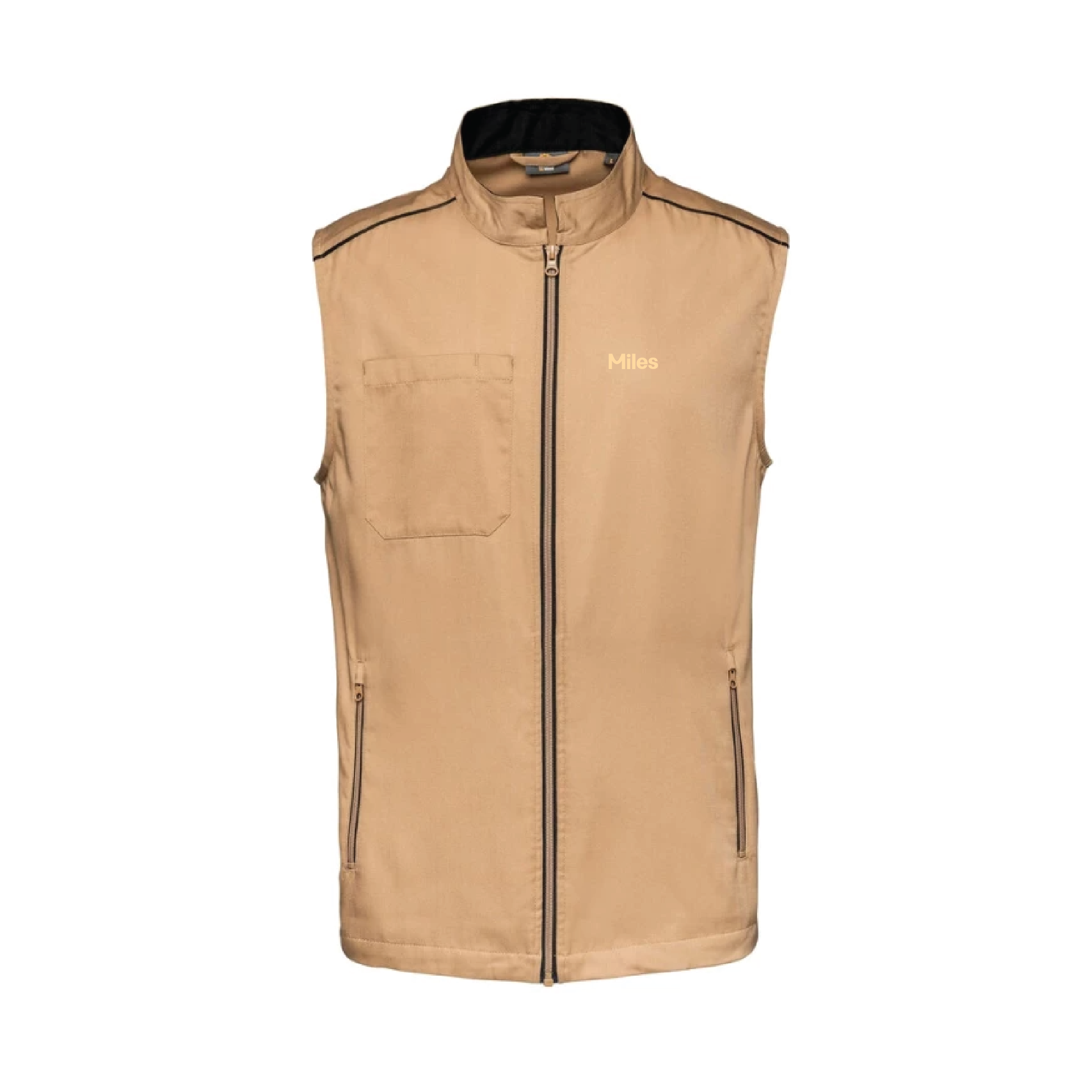 Vest, Unisex // Day to Day Gilet // Beige eller Sort/Rød