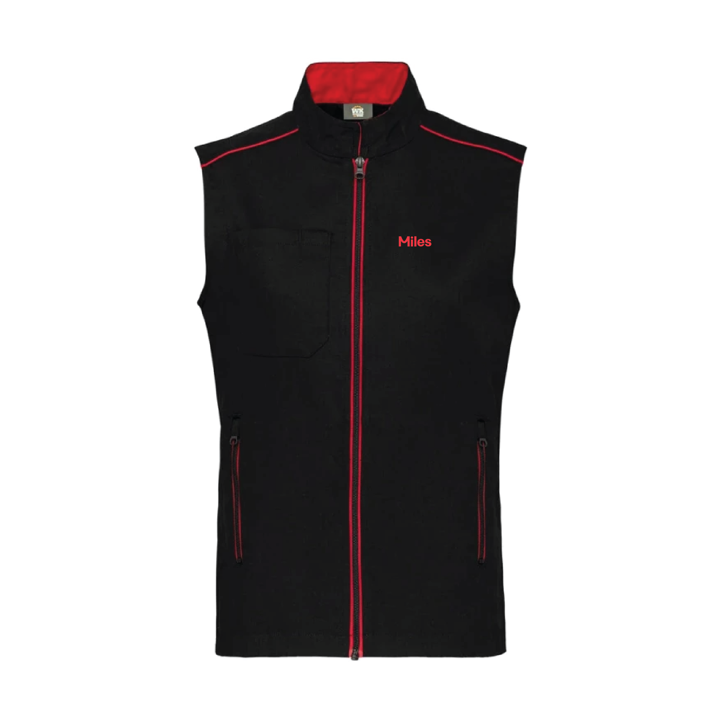 Vest, Unisex // Day to Day Gilet // Beige eller Sort/Rød