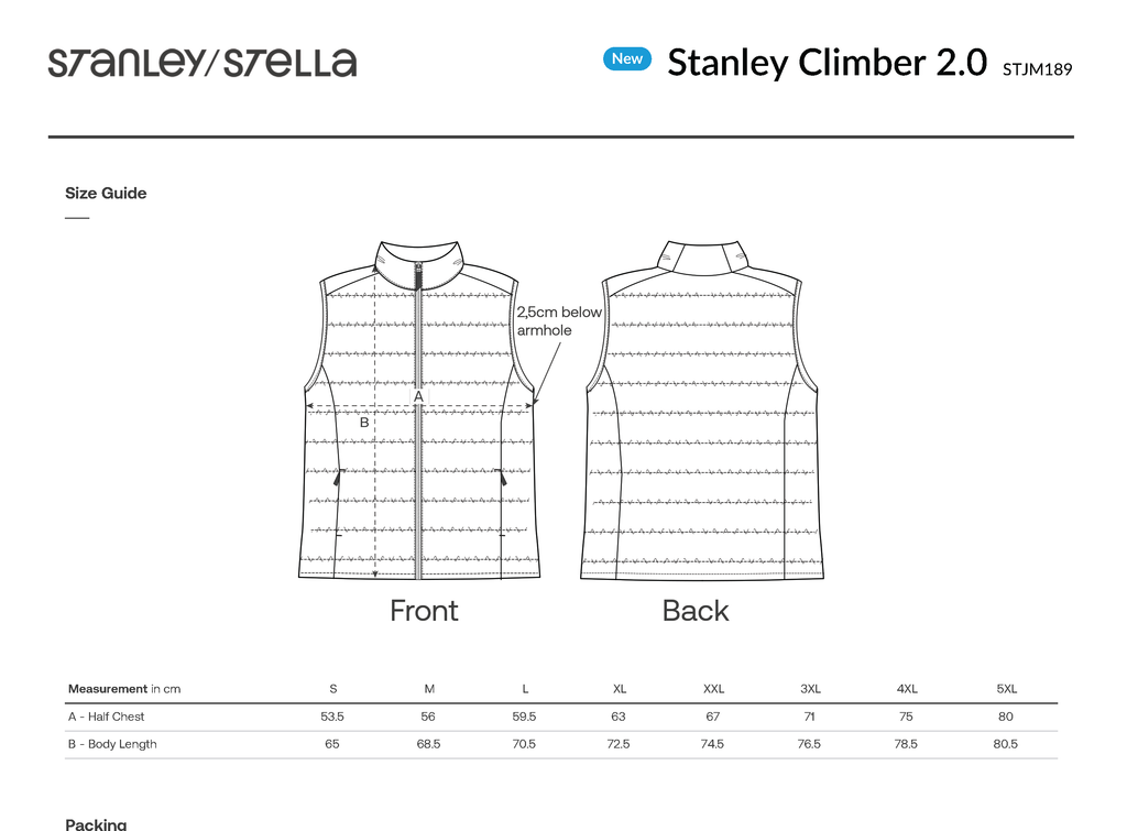 Stanley/Stella // Climber 2.0 Vest // Unisex