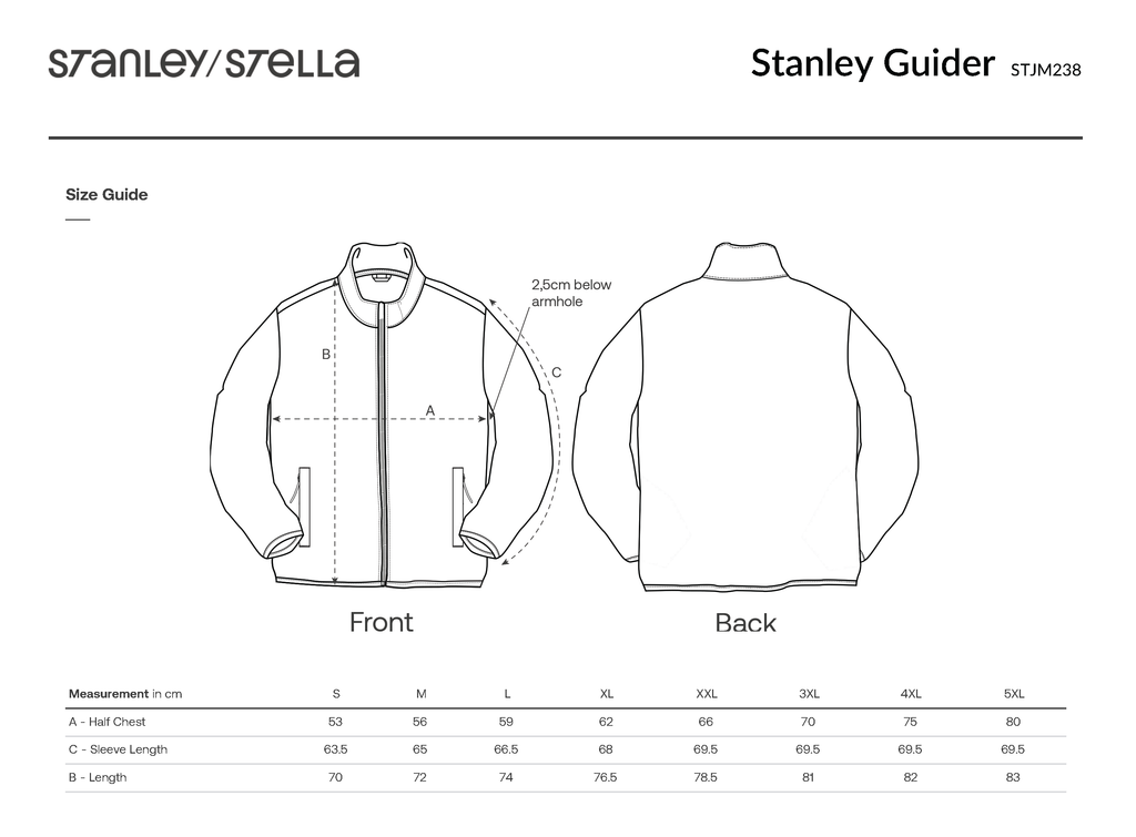 Stanley/Stella // Guider Fleece Jacket // Unisex